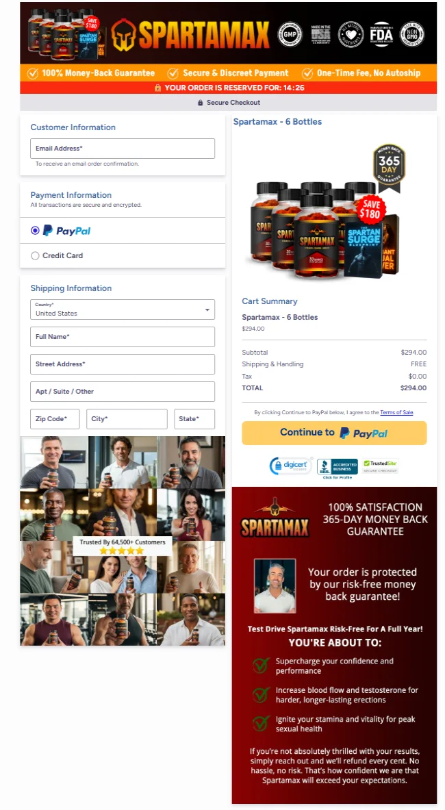 SpartaMax-order-page